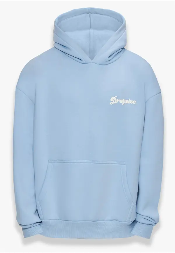 Dropsize Dropsize Sweater majica 'Sky is the Limit'  svijetloplava / bijela