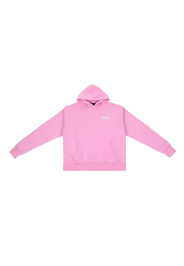 Dropsize Dropsize Sweater majica  svijetloroza / bijela
