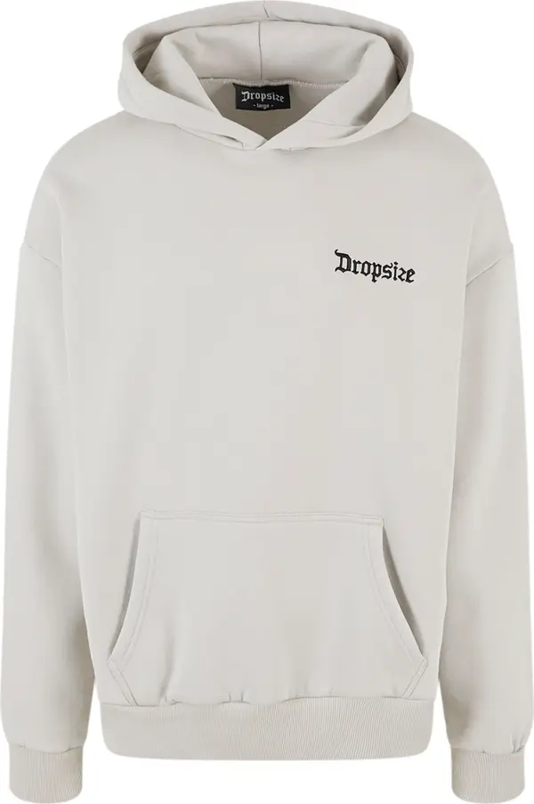 Dropsize Dropsize Sweater majica  svijetlosiva / crna