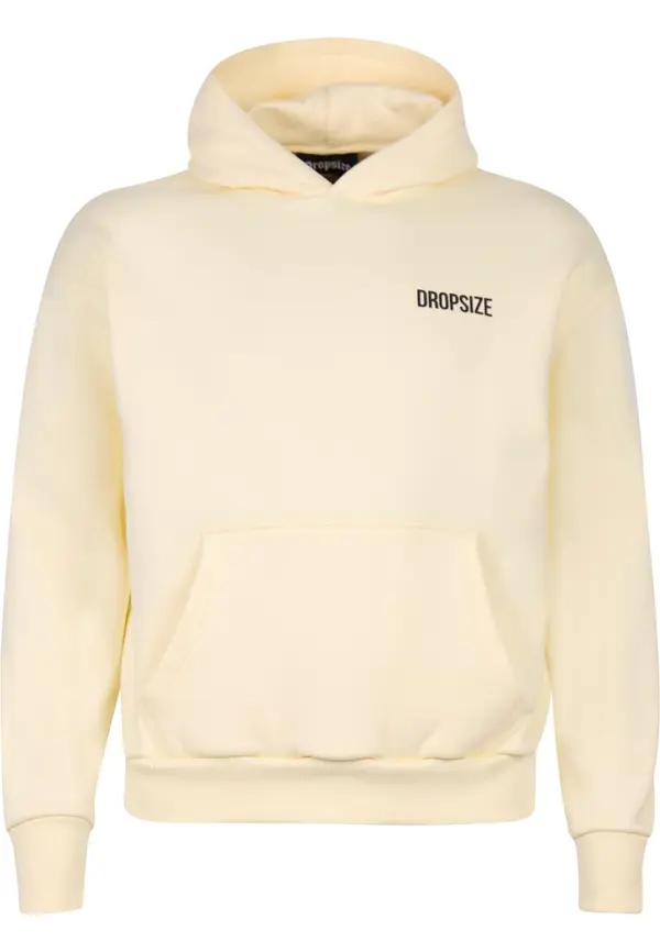 Dropsize Dropsize Sweater majica  svijetložuta / crna