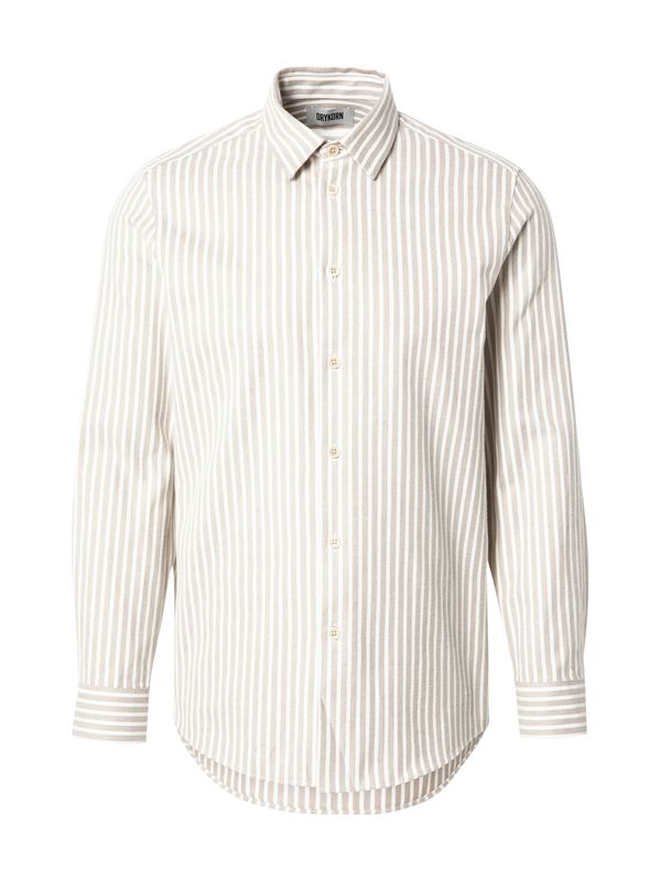 DRYKORN DRYKORN Košulja 'RAMIS'  moka smeđa / bijela