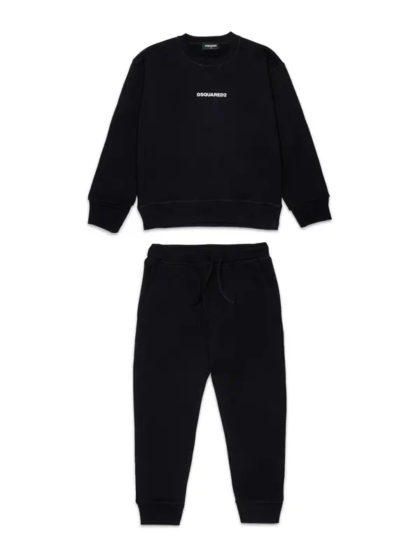 DSQUARED2 DSQUARED2 Jogging komplet  crna / bijela