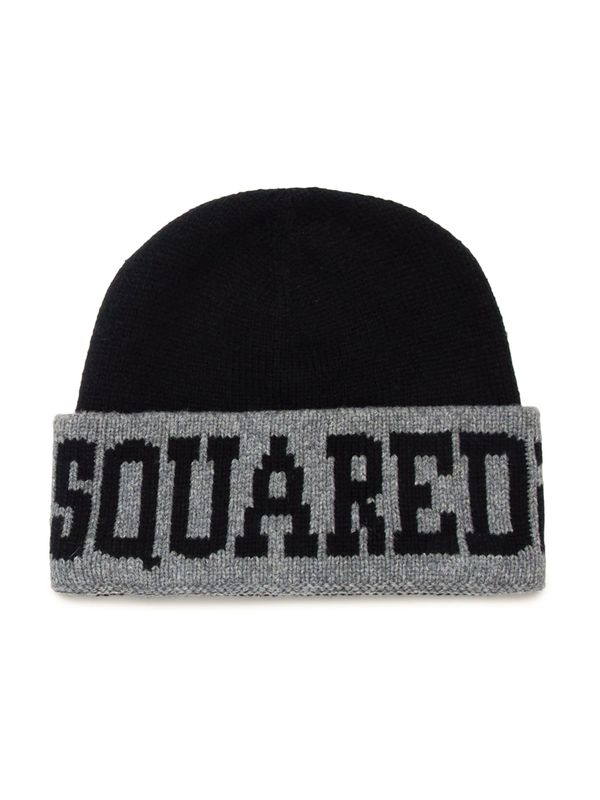 DSQUARED2 DSQUARED2 Kapa  siva melange / crna