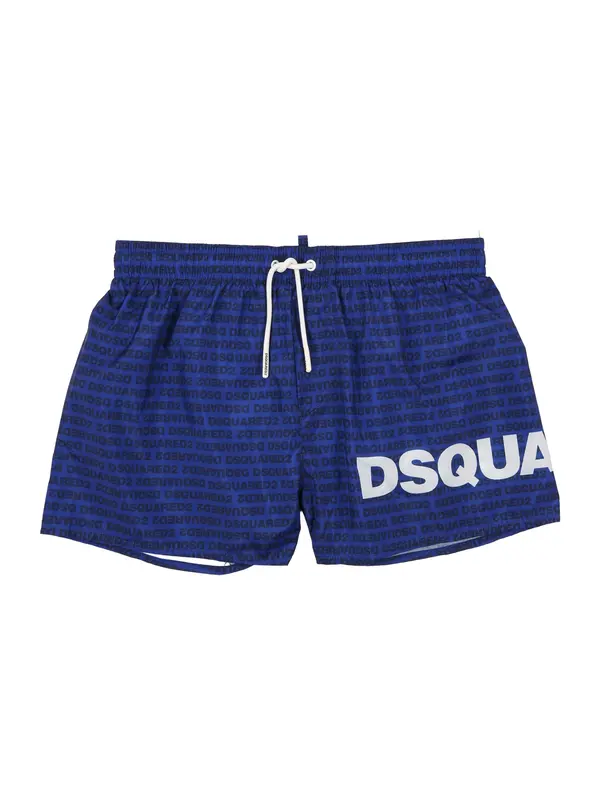 DSQUARED2 DSQUARED2 Kupaće hlače  plava / crna / bijela