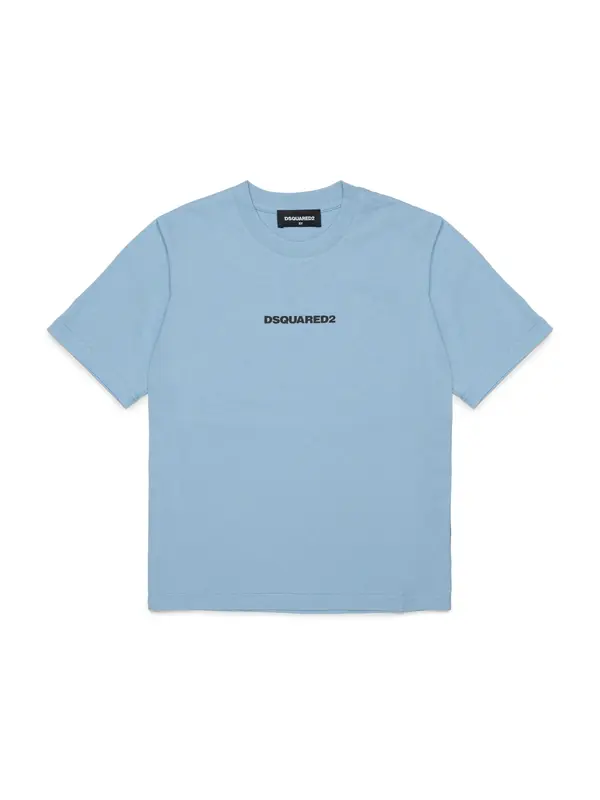 DSQUARED2 DSQUARED2 Majica  golublje plava / crna