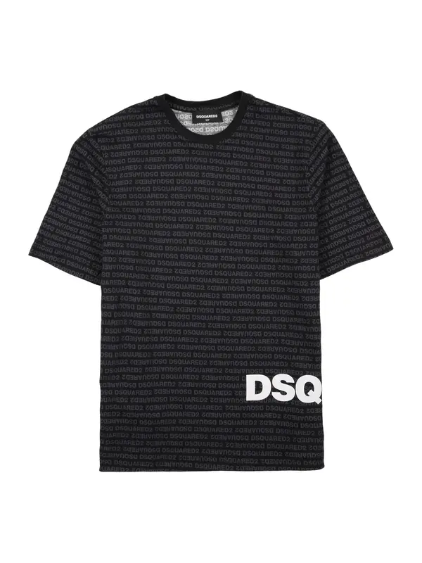 DSQUARED2 DSQUARED2 Majica  siva / crna / bijela