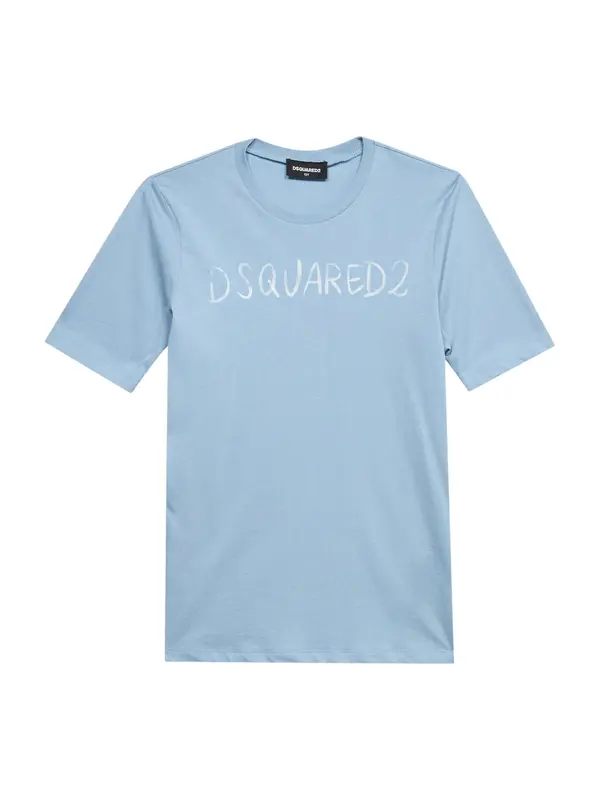 DSQUARED2 DSQUARED2 Majica  svijetloplava / bijela