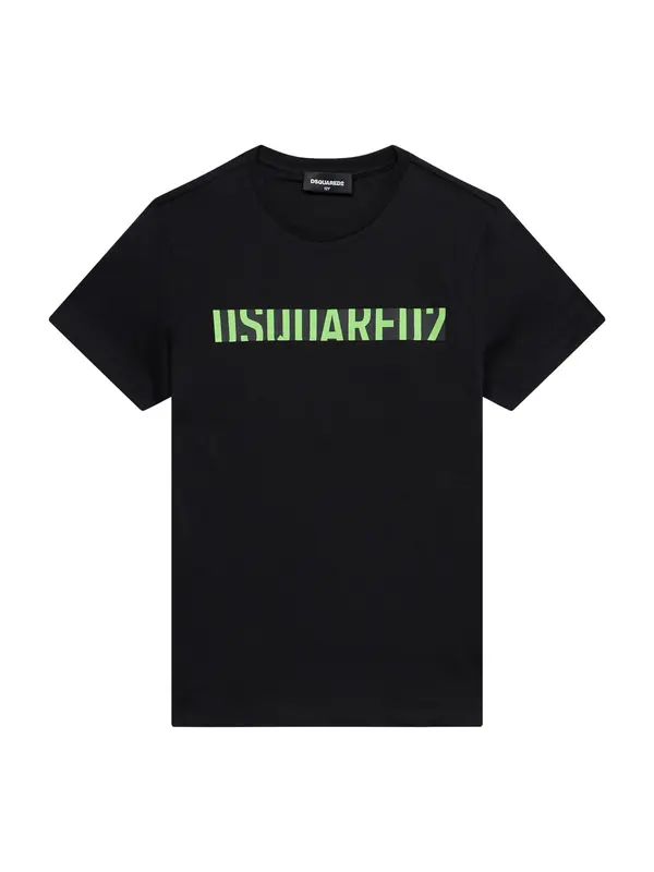 DSQUARED2 DSQUARED2 Majica  svijetlozelena / crna