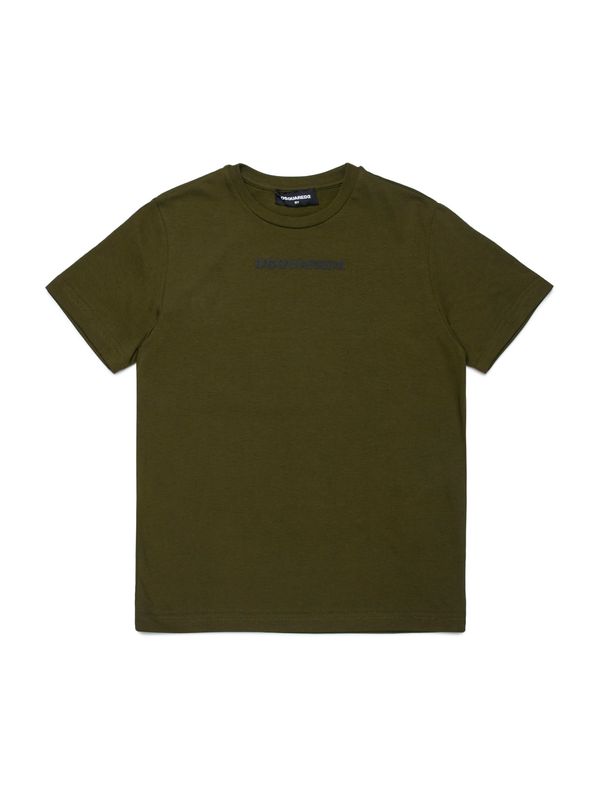 DSQUARED2 DSQUARED2 Majica  tamo siva / maslinasta