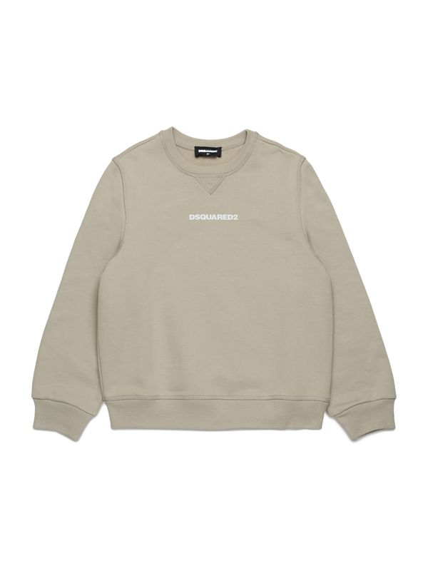 DSQUARED2 DSQUARED2 Sweater majica  bež siva / bijela
