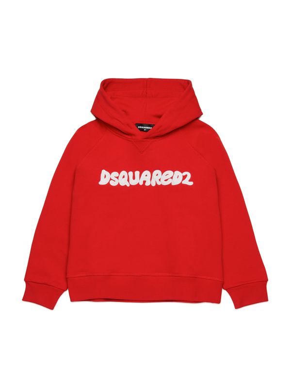 DSQUARED2 DSQUARED2 Sweater majica  crvena / bijela