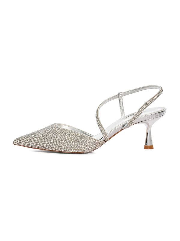 Dune LONDON Dune LONDON Cipele s potpeticom i otvorenom petom  srebro