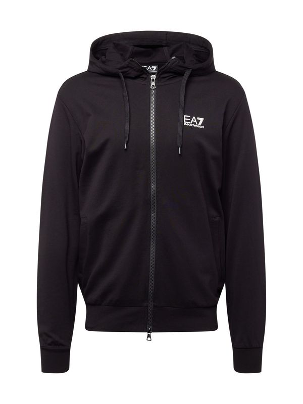 EA7 Emporio Armani EA7 Emporio Armani Gornji dio trenirke  crna / prljavo bijela