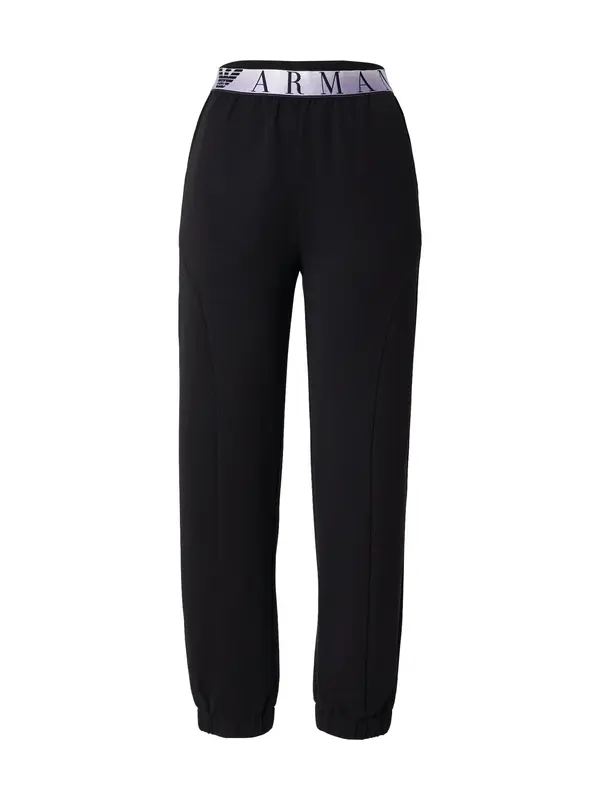 EA7 Emporio Armani EA7 Emporio Armani Hlače  crna / bijela