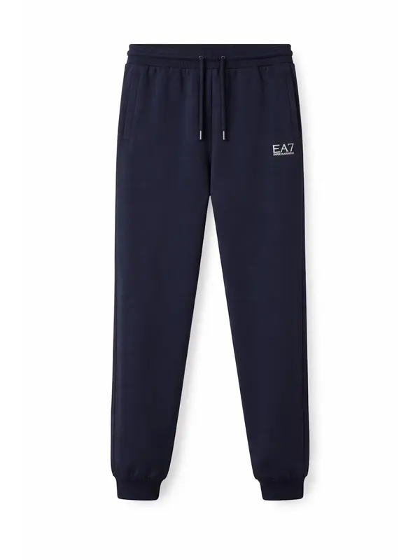 EA7 Emporio Armani EA7 Emporio Armani Hlače  morsko plava / bijela