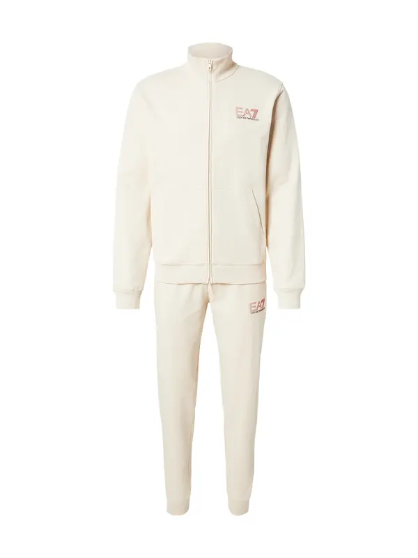 EA7 Emporio Armani EA7 Emporio Armani Jogging komplet  boja pijeska / crvena / crna