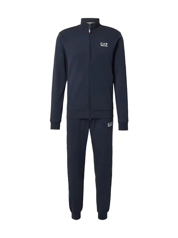 EA7 Emporio Armani EA7 Emporio Armani Jogging komplet  mornarsko plava / bijela