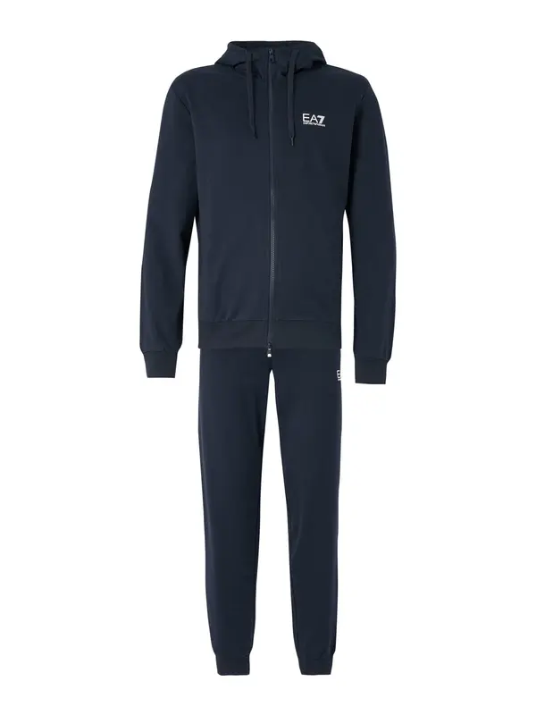 EA7 Emporio Armani EA7 Emporio Armani Jogging komplet  mornarsko plava / bijela