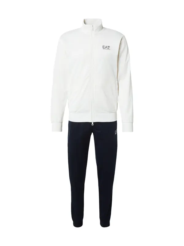 EA7 Emporio Armani EA7 Emporio Armani Jogging komplet  mornarsko plava / bijela