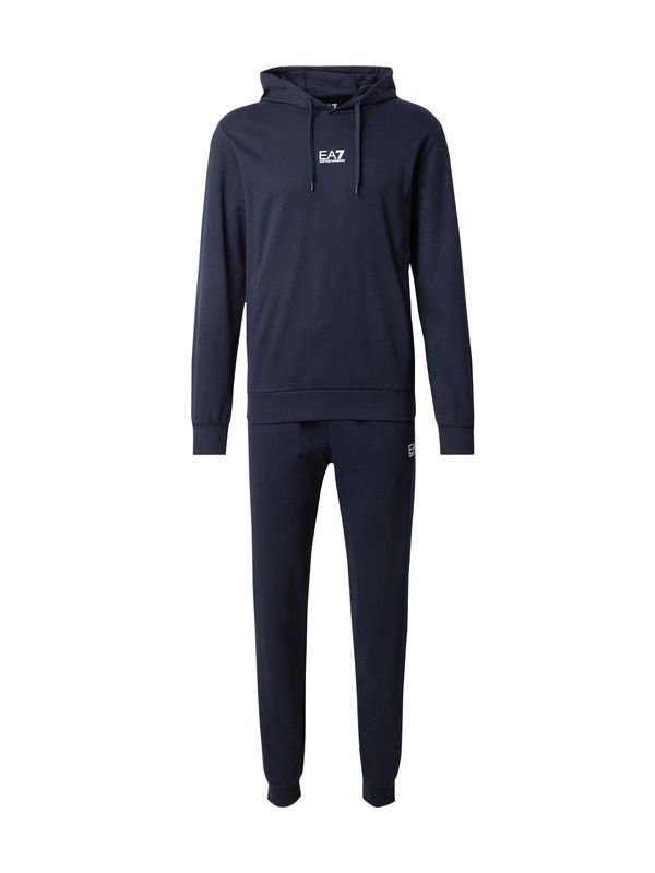 EA7 Emporio Armani EA7 Emporio Armani Jogging komplet  mornarsko plava / prljavo bijela