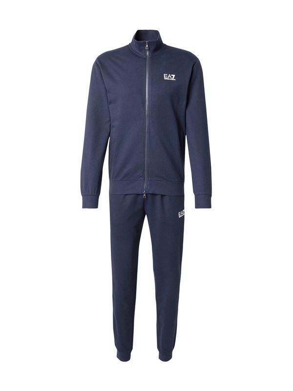 EA7 Emporio Armani EA7 Emporio Armani Jogging komplet  morsko plava / bijela