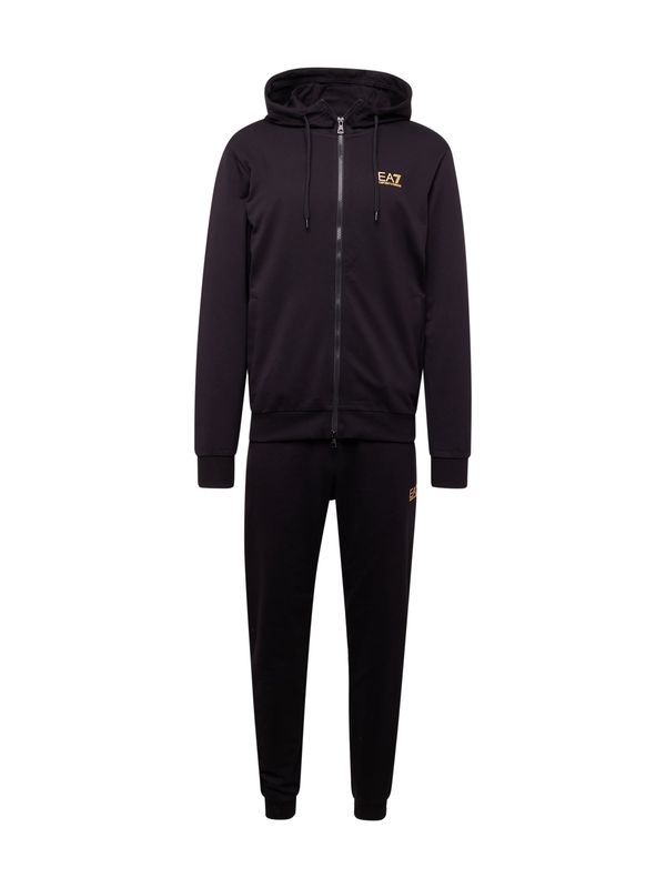 EA7 Emporio Armani EA7 Emporio Armani Jogging komplet  narančasto žuta / crna