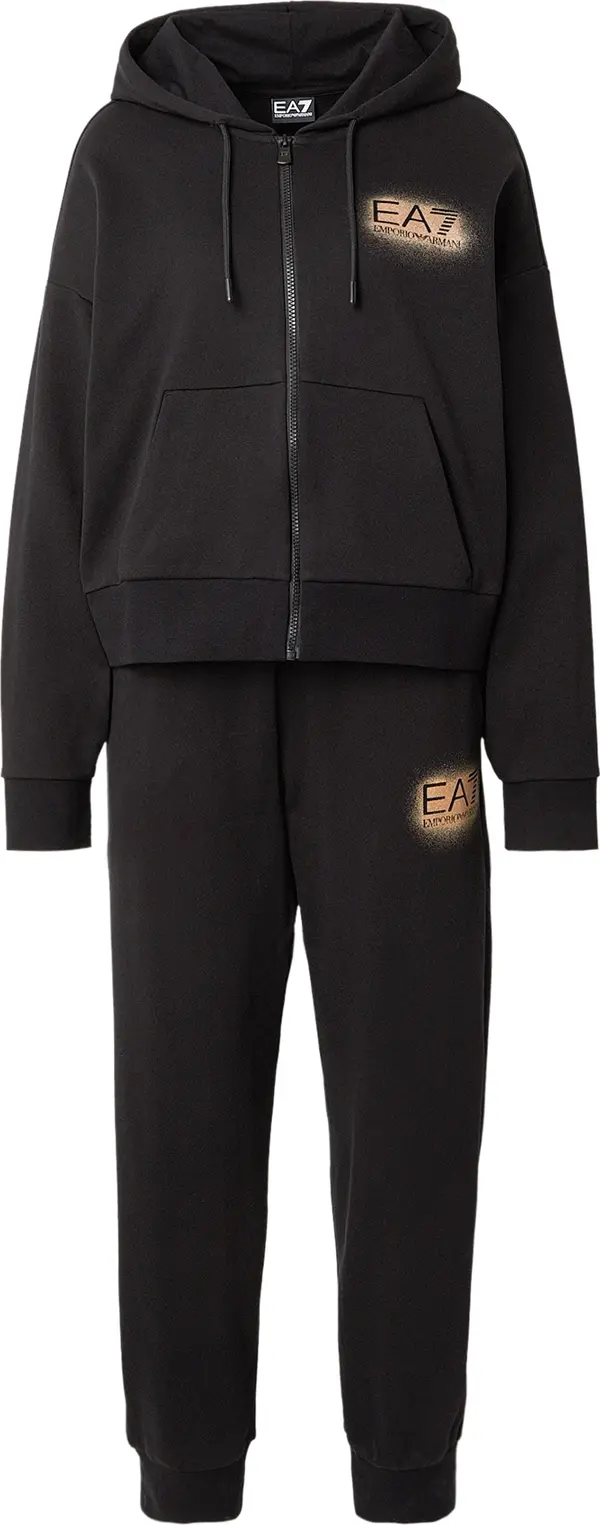 EA7 Emporio Armani EA7 Emporio Armani Jogging komplet  puder roza / crna