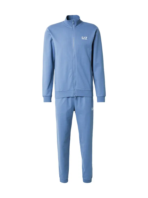 EA7 Emporio Armani EA7 Emporio Armani Jogging komplet  safirno plava / bijela