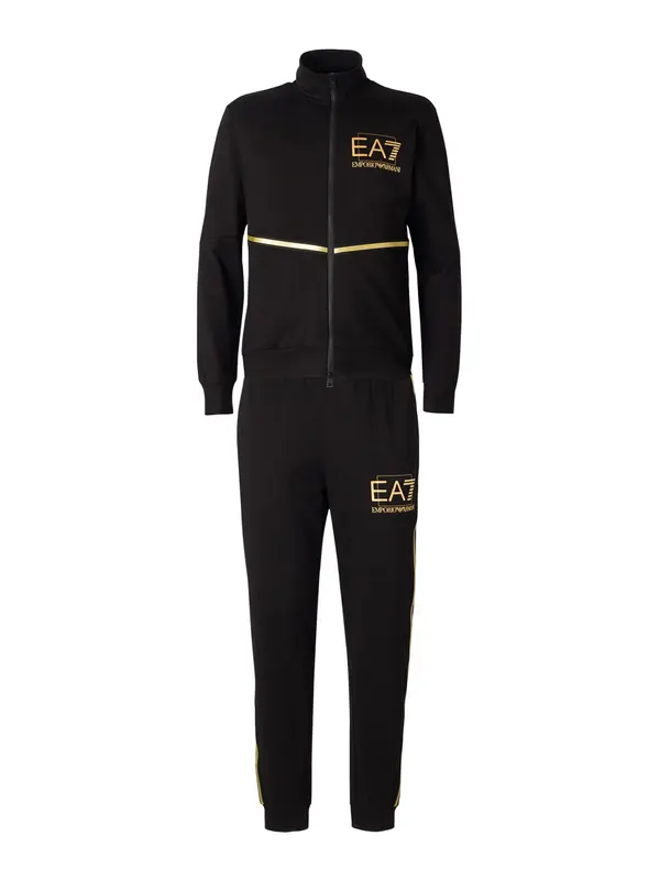 EA7 Emporio Armani EA7 Emporio Armani Jogging komplet  zlatna / crna