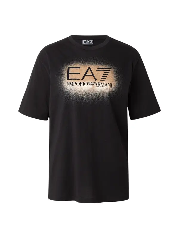 EA7 Emporio Armani EA7 Emporio Armani Majica  bež / svijetlobež / crna