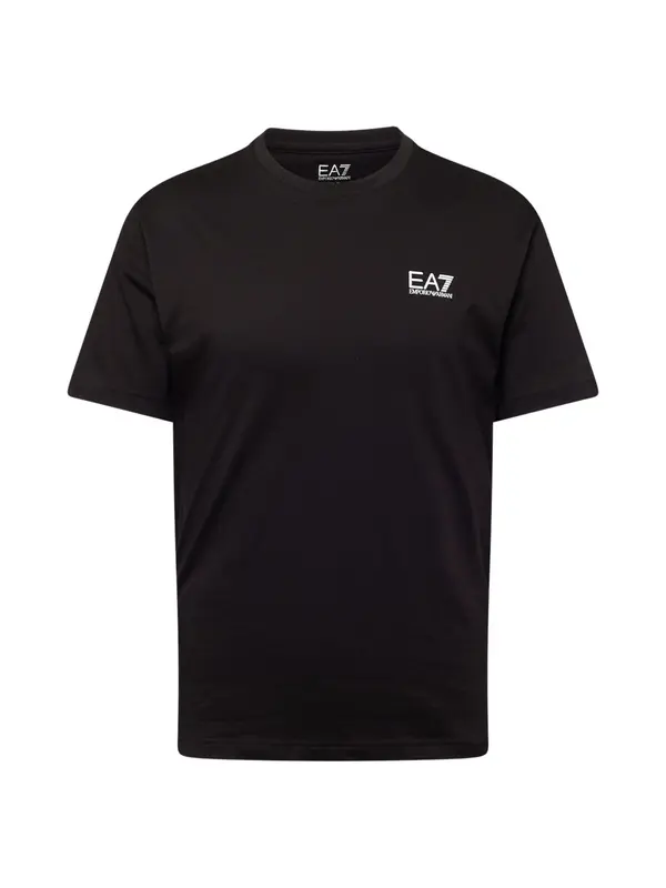 EA7 Emporio Armani EA7 Emporio Armani Majica 'Core Identity'  crna / bijela