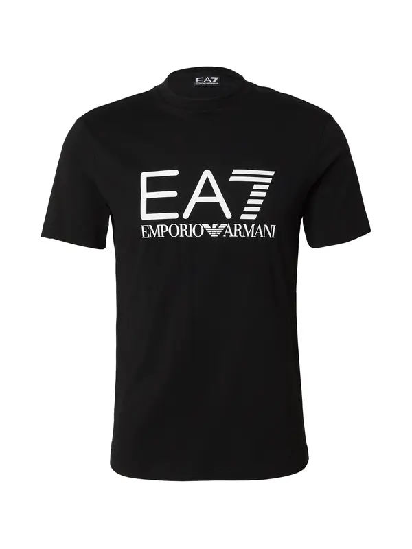 EA7 Emporio Armani EA7 Emporio Armani Majica  crna / bijela