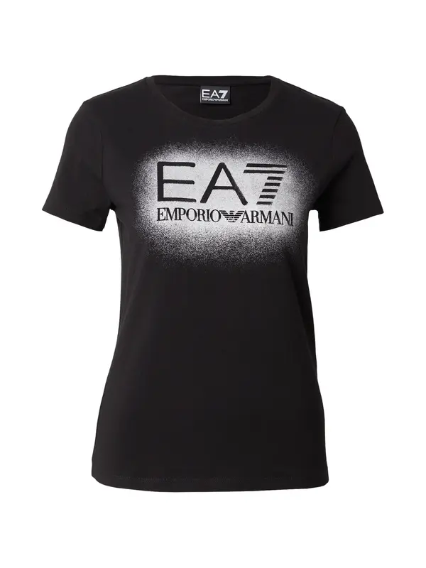 EA7 Emporio Armani EA7 Emporio Armani Majica  crna / bijela