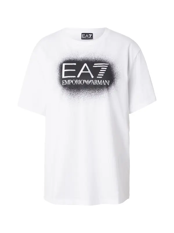 EA7 Emporio Armani EA7 Emporio Armani Majica  crna / bijela