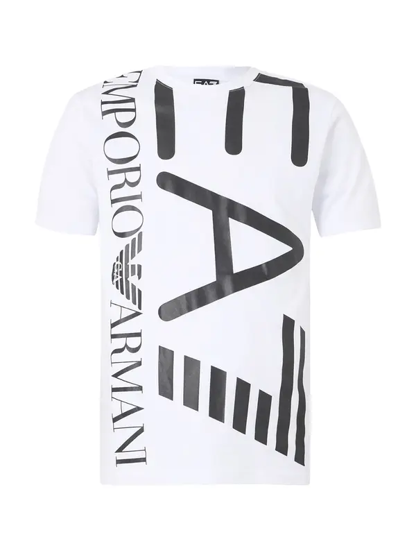 EA7 Emporio Armani EA7 Emporio Armani Majica  crna / bijela