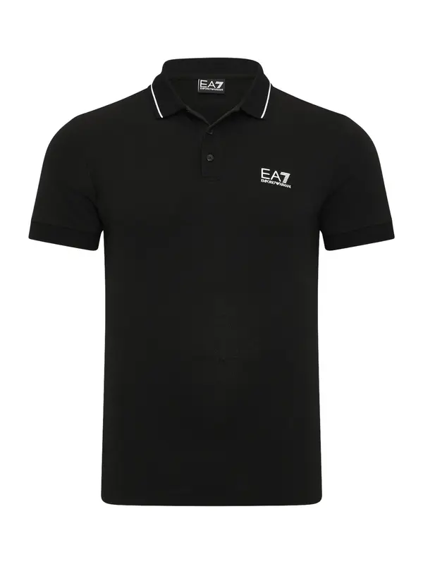 EA7 Emporio Armani EA7 Emporio Armani Majica  crna / bijela