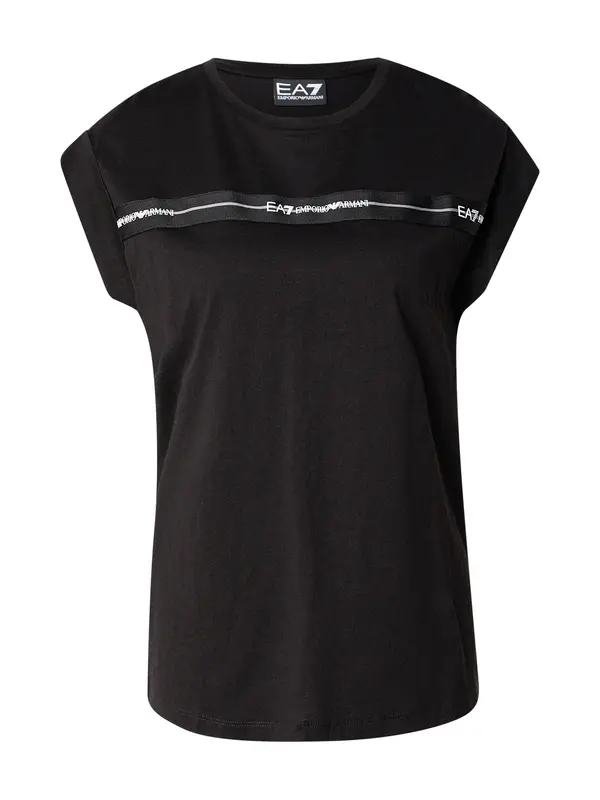 EA7 Emporio Armani EA7 Emporio Armani Majica  crna / bijela