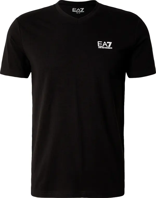 EA7 Emporio Armani EA7 Emporio Armani Majica  crna / bijela