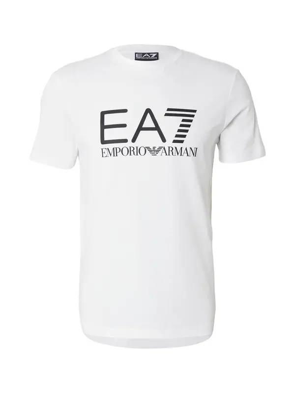 EA7 Emporio Armani EA7 Emporio Armani Majica  crna / bijela