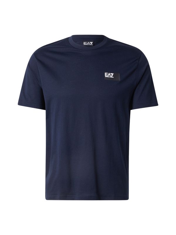 EA7 Emporio Armani EA7 Emporio Armani Majica  mornarsko plava / siva / bijela