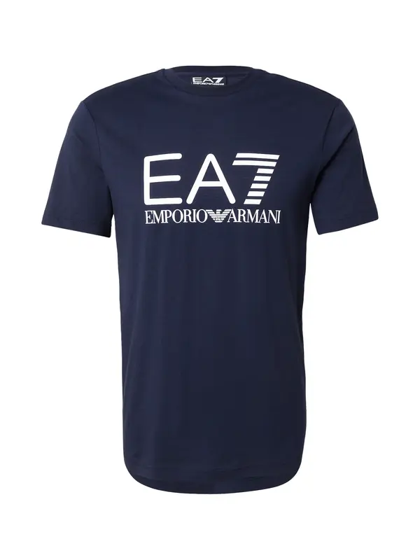 EA7 Emporio Armani EA7 Emporio Armani Majica  morsko plava / bijela