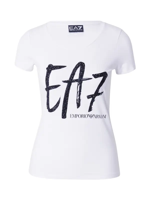 EA7 Emporio Armani EA7 Emporio Armani Majica  morsko plava / bijela