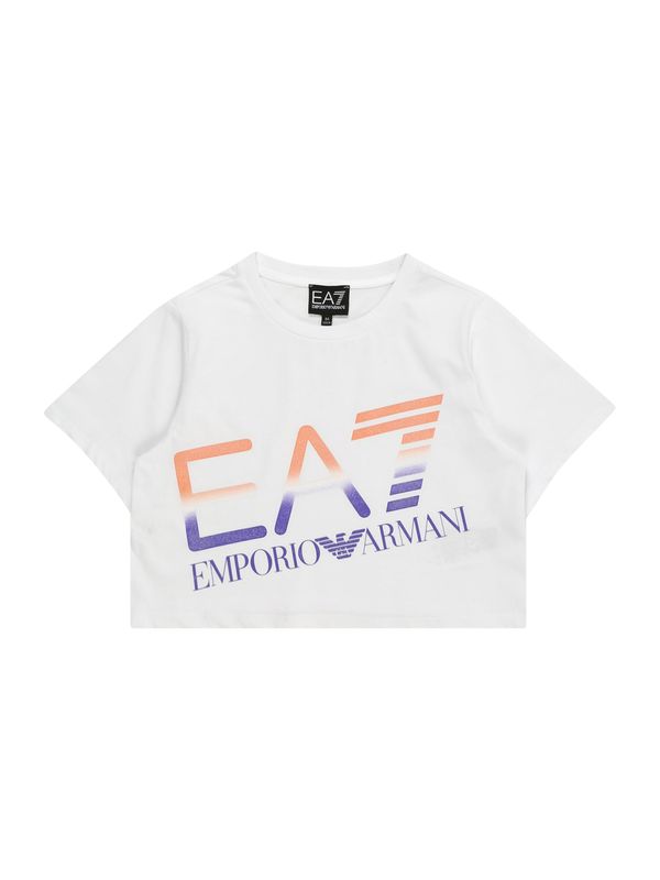 EA7 Emporio Armani EA7 Emporio Armani Majica  plava / narančasta / bijela
