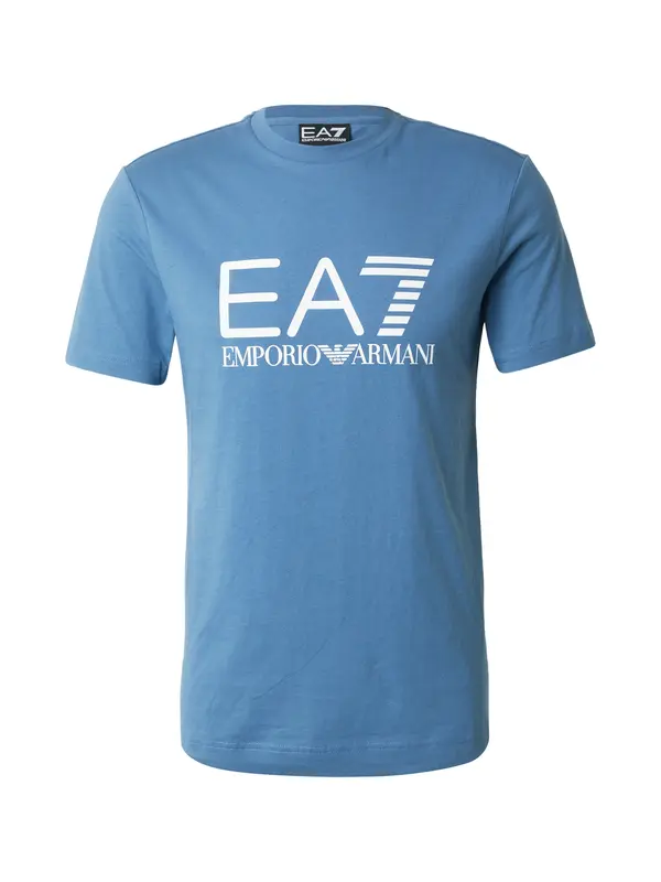 EA7 Emporio Armani EA7 Emporio Armani Majica  plavi traper / bijela