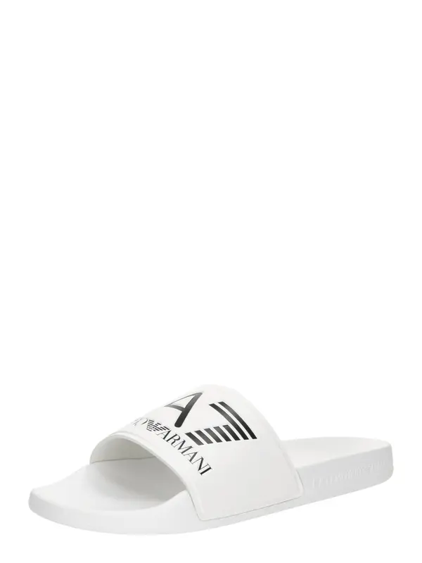 EA7 Emporio Armani EA7 Emporio Armani Natikače s potpeticom  crna / bijela