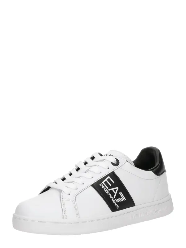 EA7 Emporio Armani EA7 Emporio Armani Niske tenisice 'CLASSIC'  crna / bijela