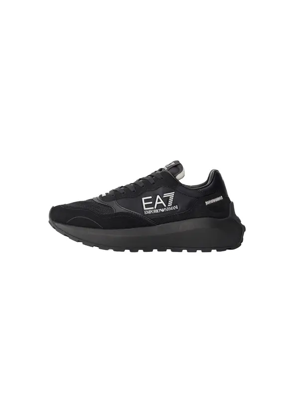 EA7 Emporio Armani EA7 Emporio Armani Niske tenisice  crna / srebro