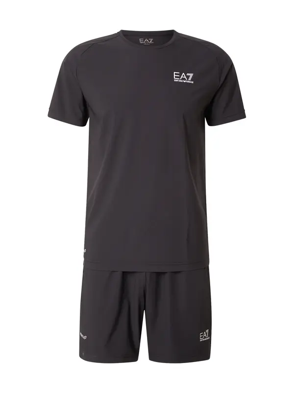 EA7 Emporio Armani EA7 Emporio Armani Odjeća za vježbanje  crna / bijela
