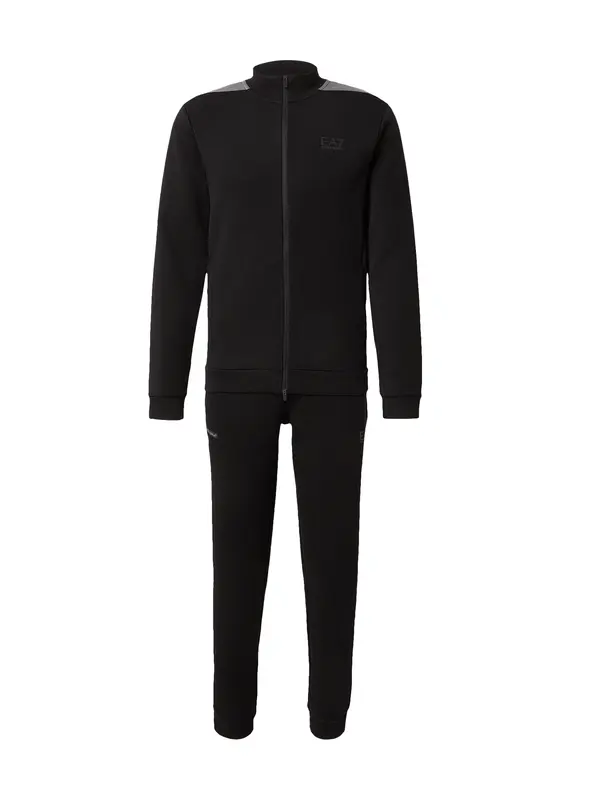 EA7 Emporio Armani EA7 Emporio Armani Odjeća za vježbanje  svijetlosiva / crna