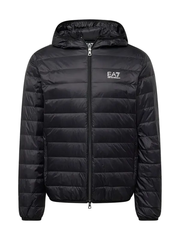 EA7 Emporio Armani EA7 Emporio Armani Prijelazna jakna  crna / bijela